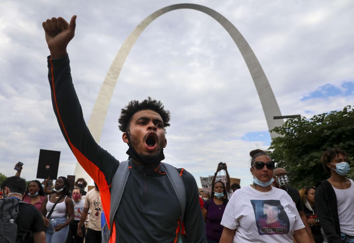 Marchers wind through Downtown St. Louis