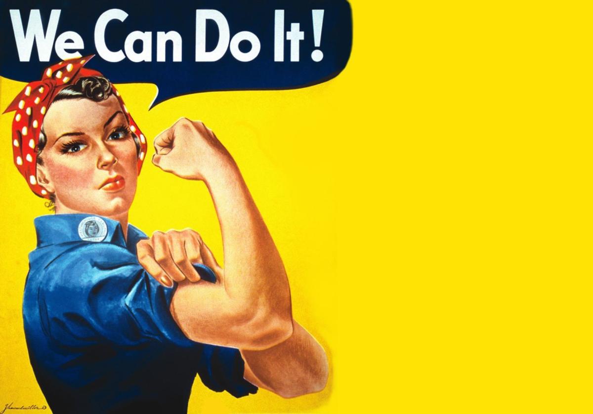 Image result for think Rosie the Riveter
