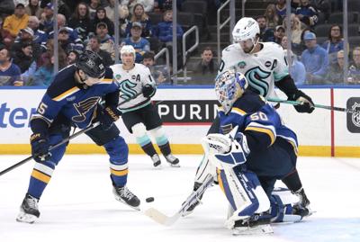 Blues host Kraken