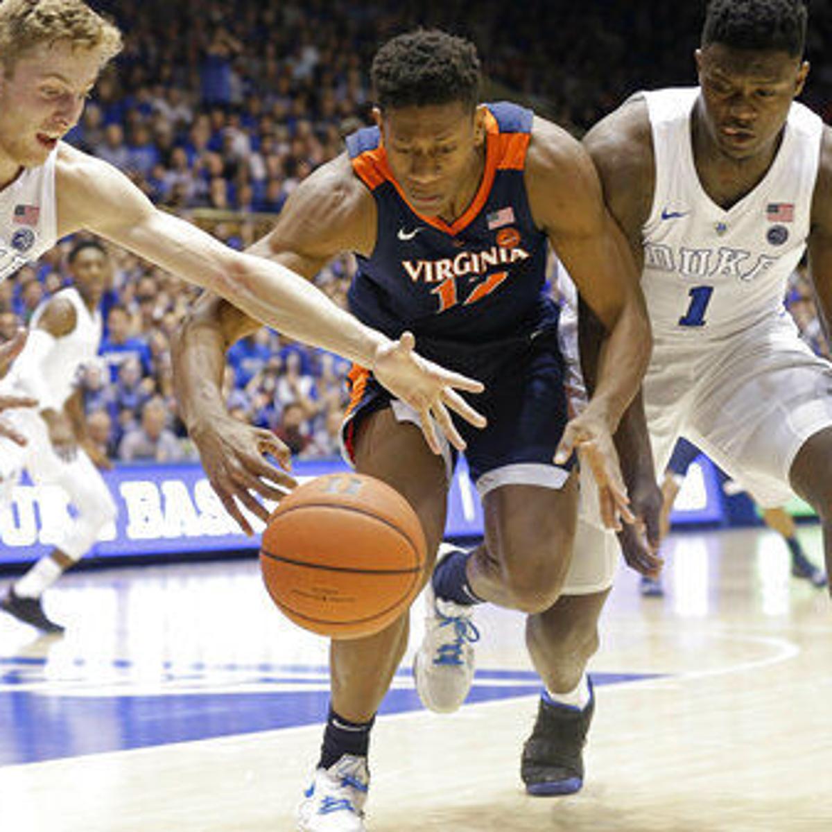College Basketball No 1 Duke Beats No 4 Virginia College