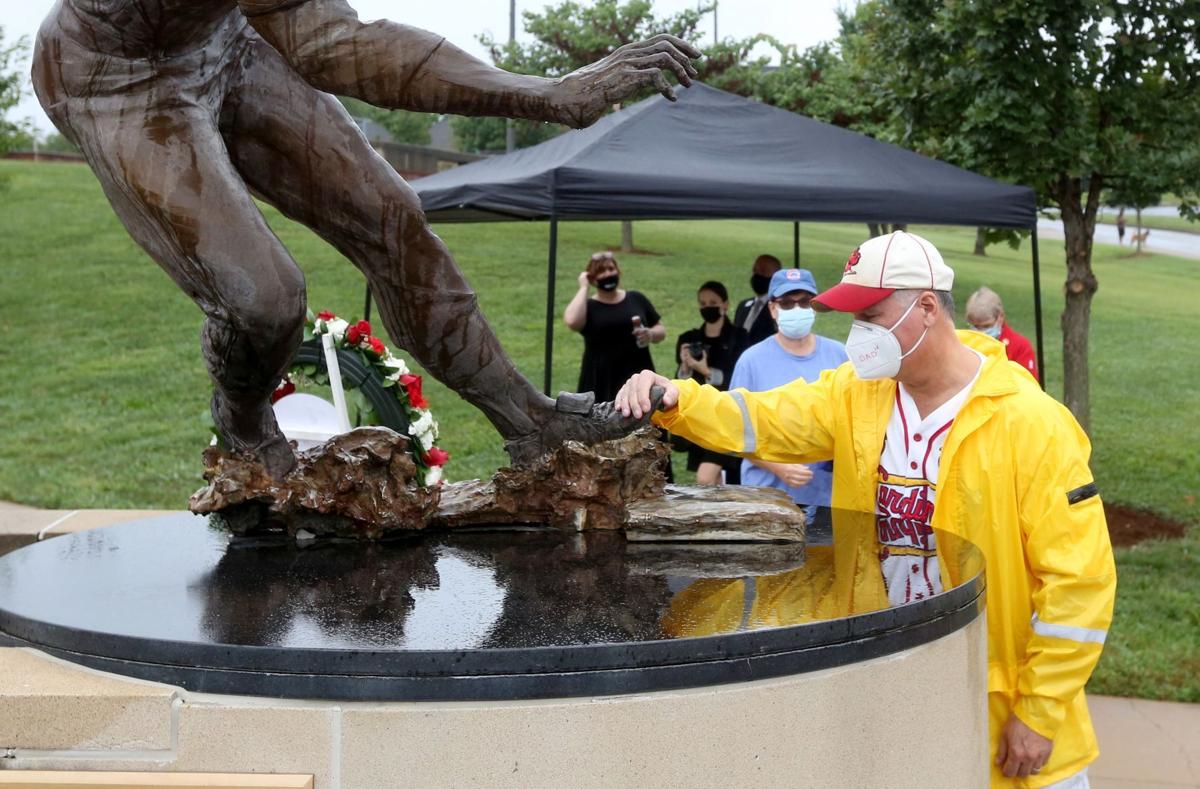 Lou Brock Sculpture Unveiled Monday on Lindenwood Campus - Lindenwood  University Athletics