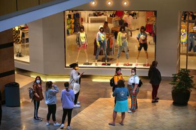 Shoppers return to the malls