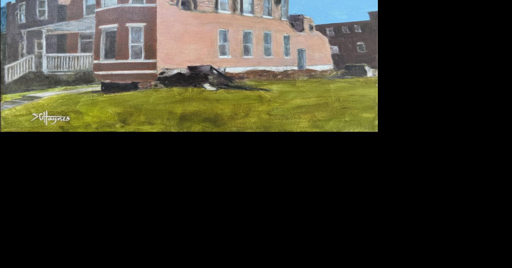 Artist turns North St. Louis tornado damage into powerful paintings Pat Eby Special to the Post-Dispatch