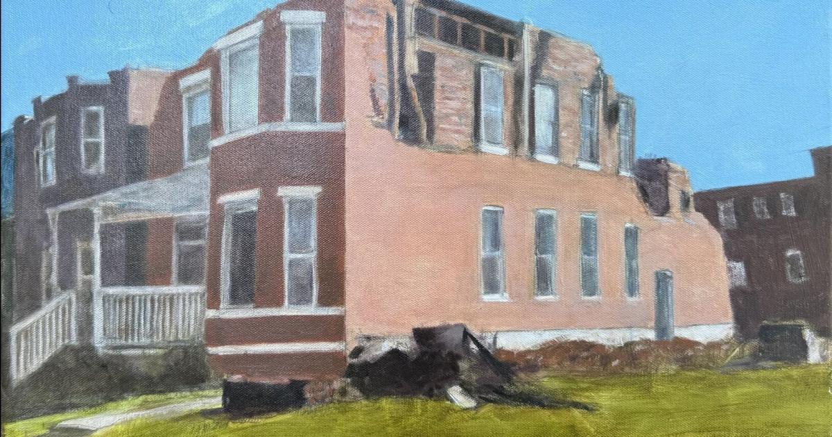 Artist turns North St. Louis tornado damage into powerful paintings Pat Eby Special to the Post-Dispatch