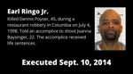 Executed Sept. 10, 2014: Earl Ringo Jr.