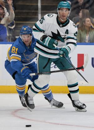 St. Louis Blues host the San Jose Sharks in home opener at Enterprise Center