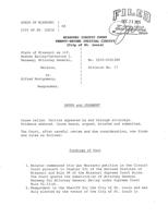 Read the judge's ruling removing the sheriff from office