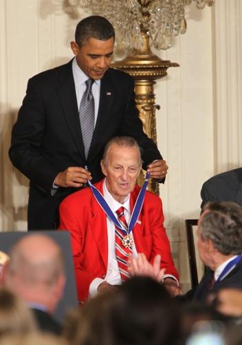 February 15, 2011 — Stan Musial awarded the Presidential Medal of