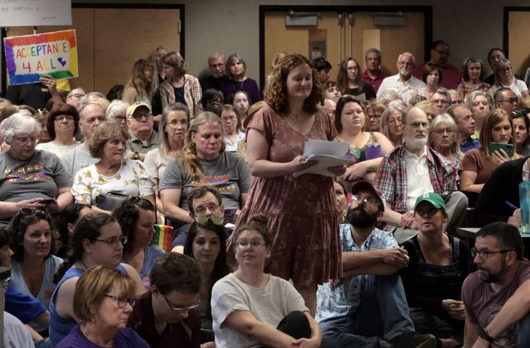 Hundreds attend St. Charles City-County Library Board meeting