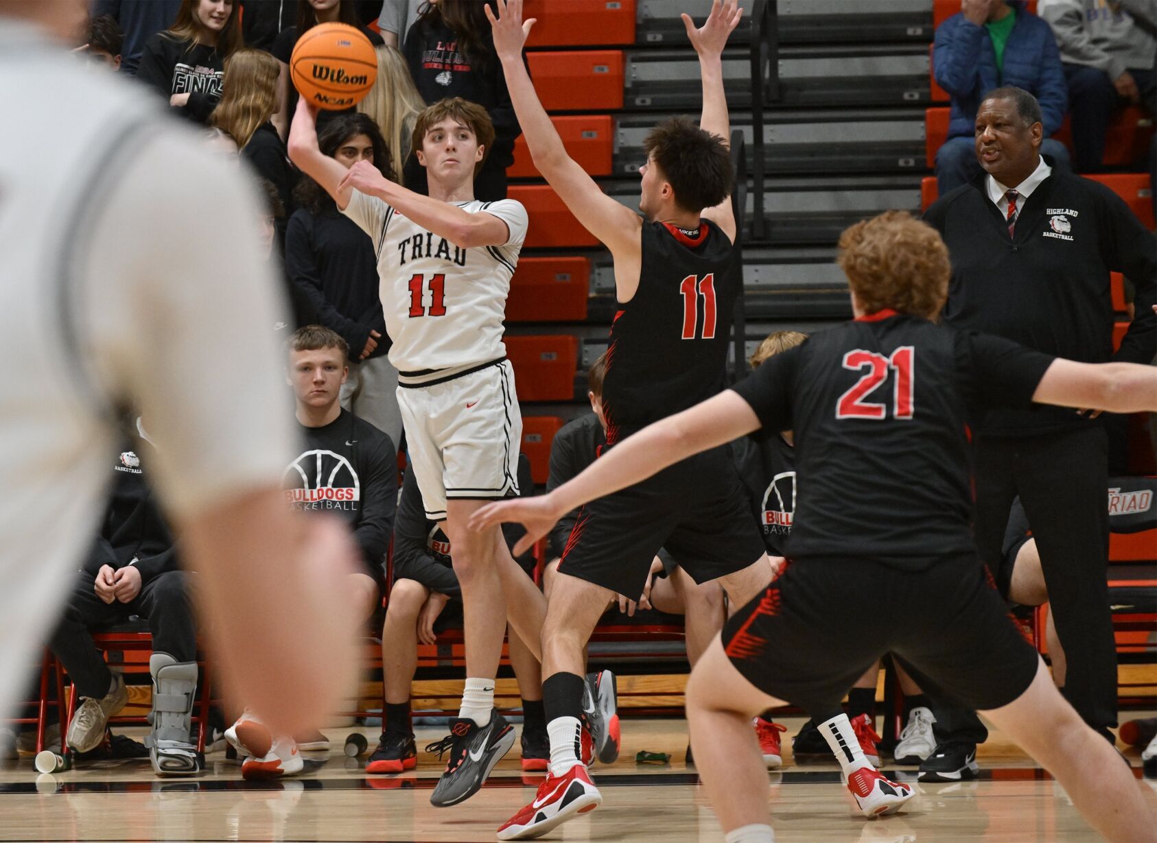 Class 3A Triad Regional semifinal: Triad 46, Highland 28