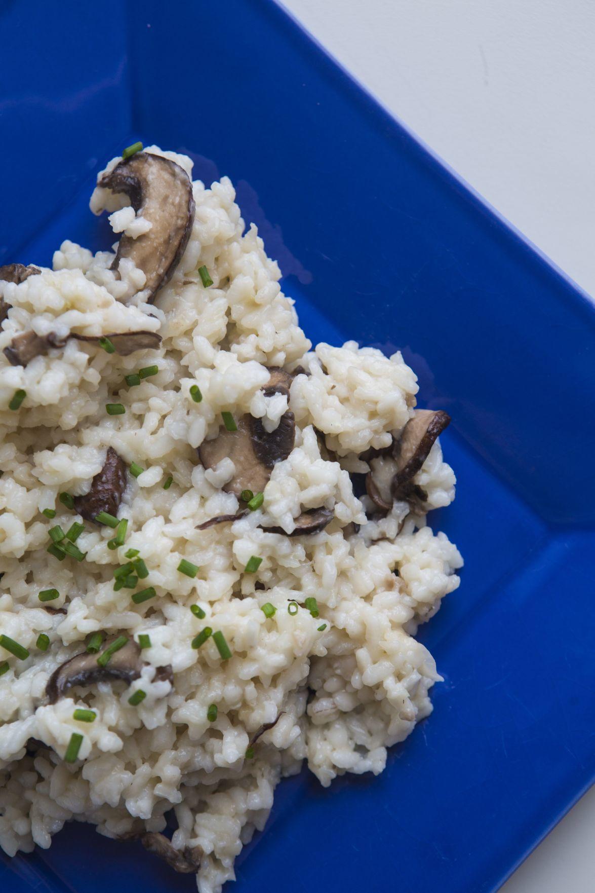 LowerCal Mushroom Risotto