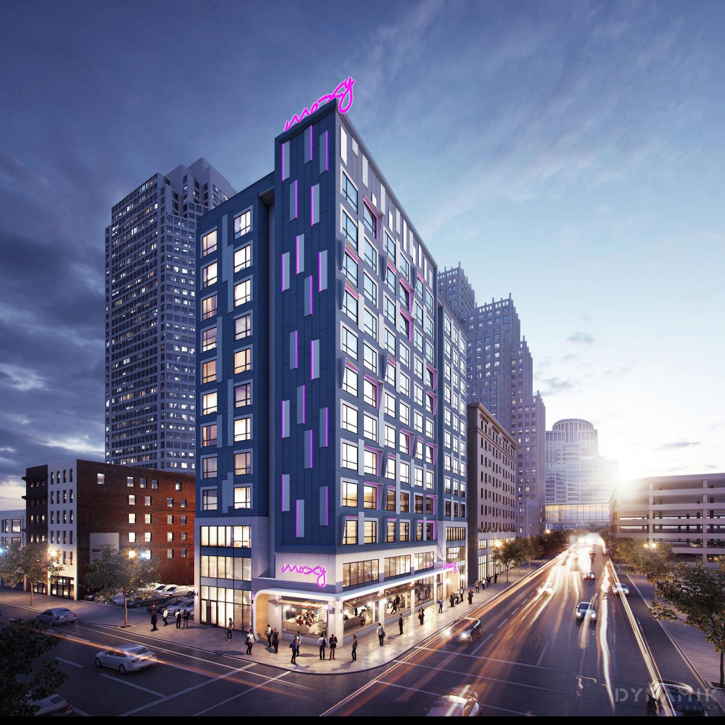 New 154 Room Moxy Hotel Planned On Olive In Downtown St Louis