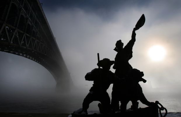 Renovated Lewis & Clark statue back on St. Louis ...