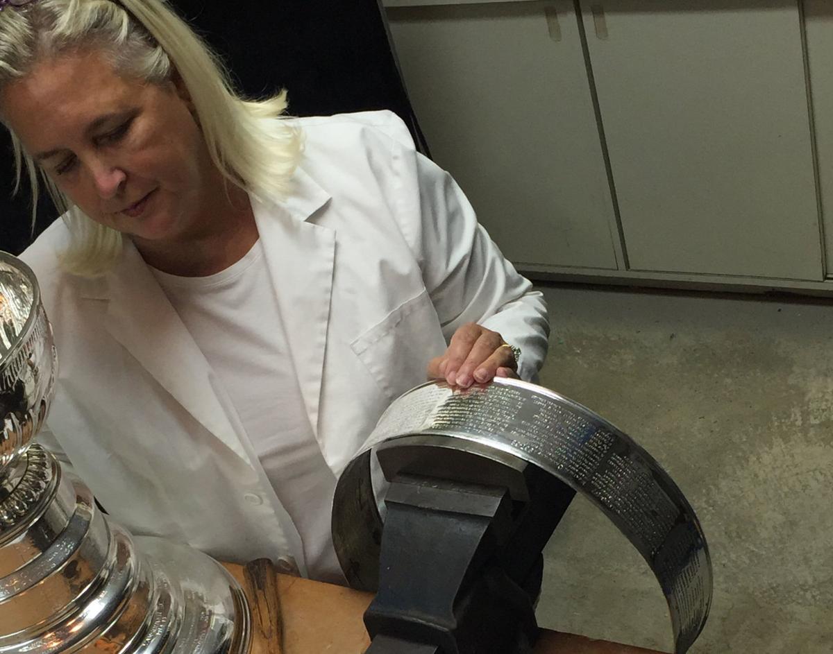 Stanley Cup engraver Louise St. Jacques