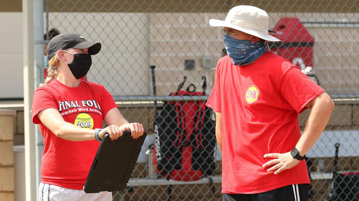 Incarnate Word softball practice