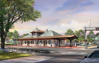 Kirkwood train station renovations