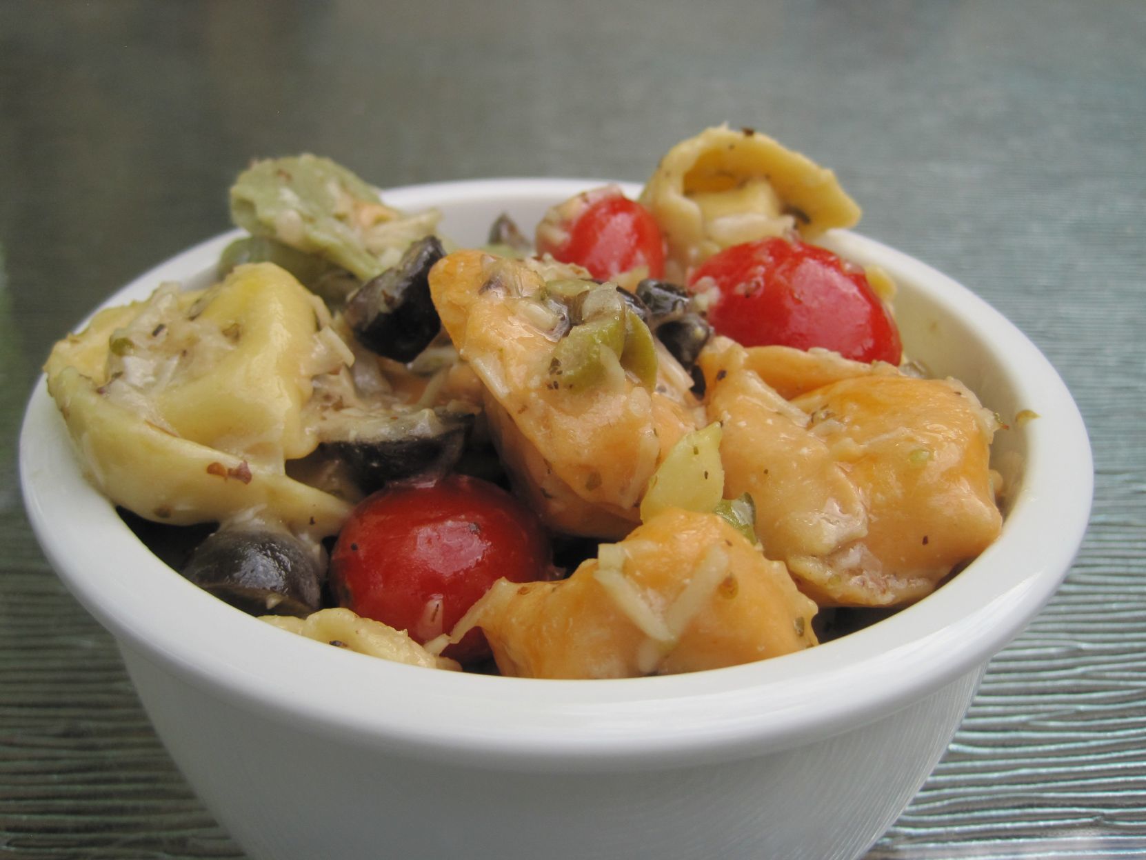 LeGrands tortellini salad is perfect for a picnic lunch