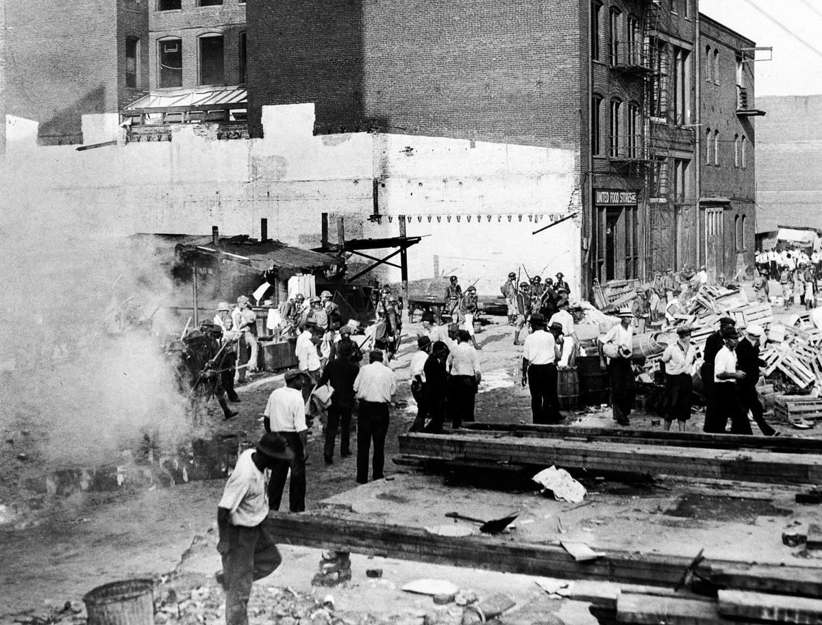 great depression food riots