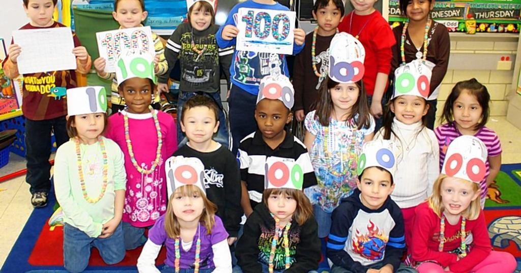 Ritenour students mark 100th day of school with activities
