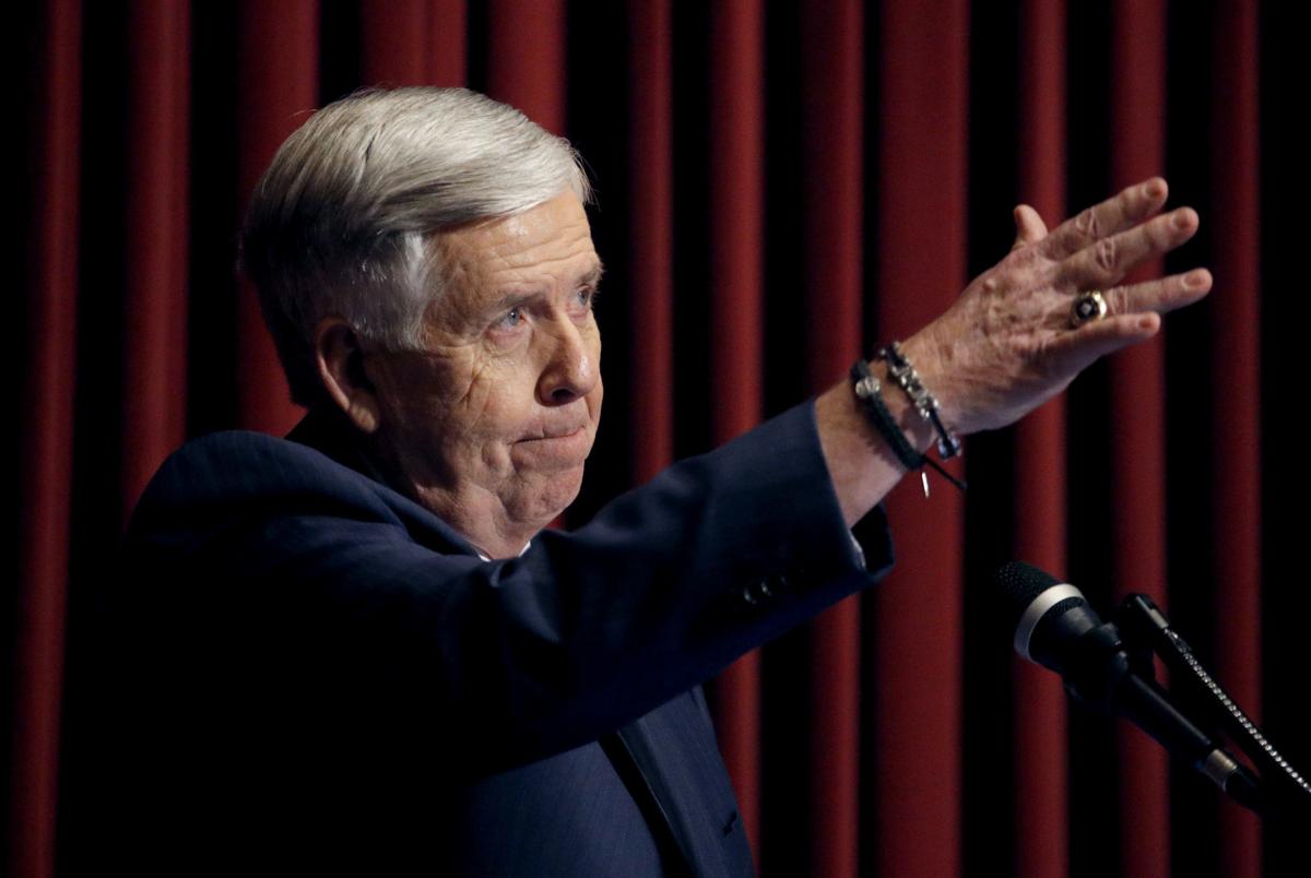 Parson at State of the State address