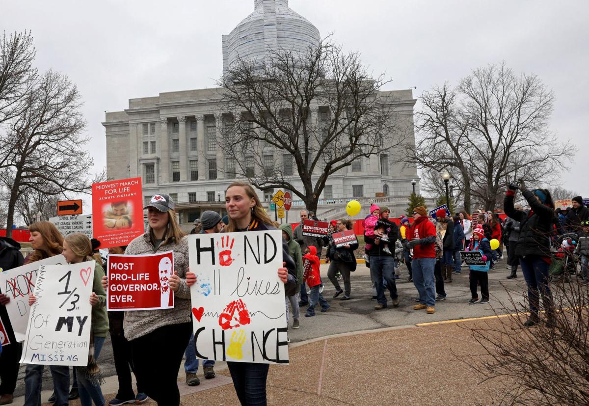 Parson speaks at Midwest March for Life