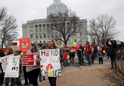 Parson speaks at Midwest March for Life