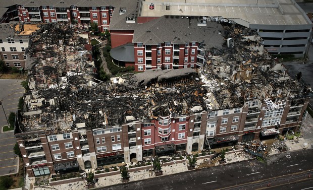 3949 Lindell Apartments to be razed after five-alarm fire