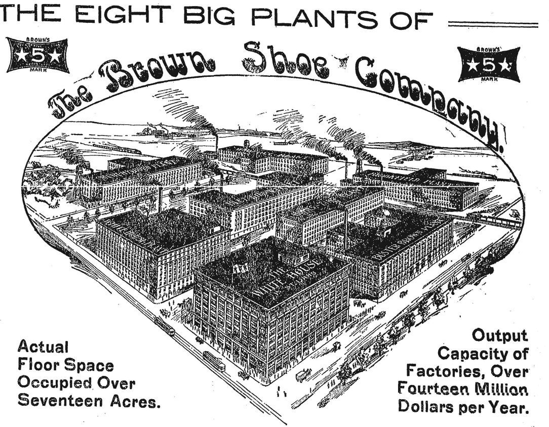 Brown Shoe Company through the years Local Business