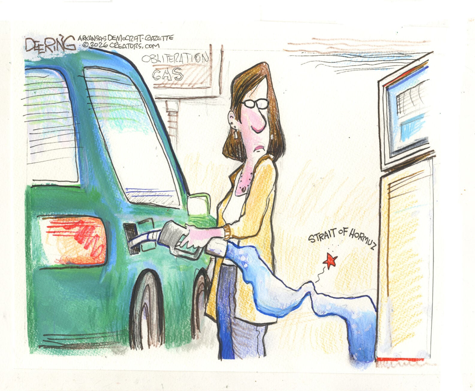 6 political cartoons skewer oil and gas prices