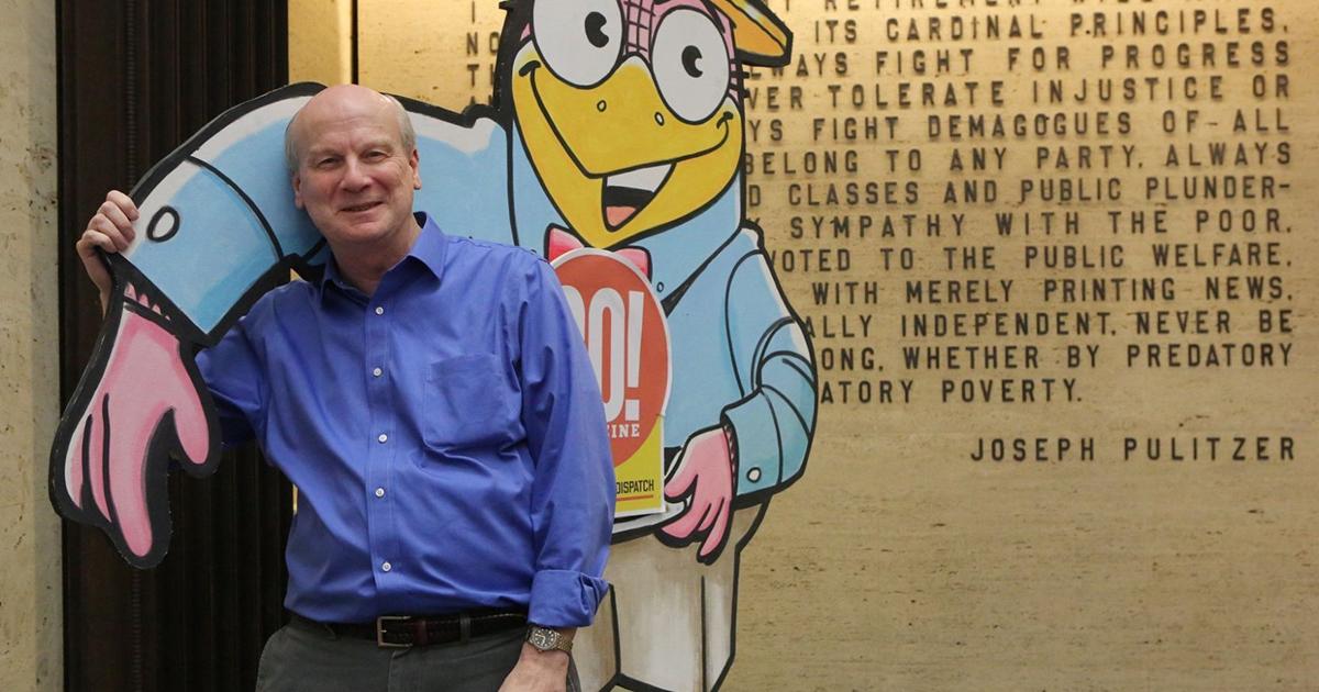 Post-Dispatch artist Dan Martin heads for retirement. (But he’ll stick by the Weatherbird.)