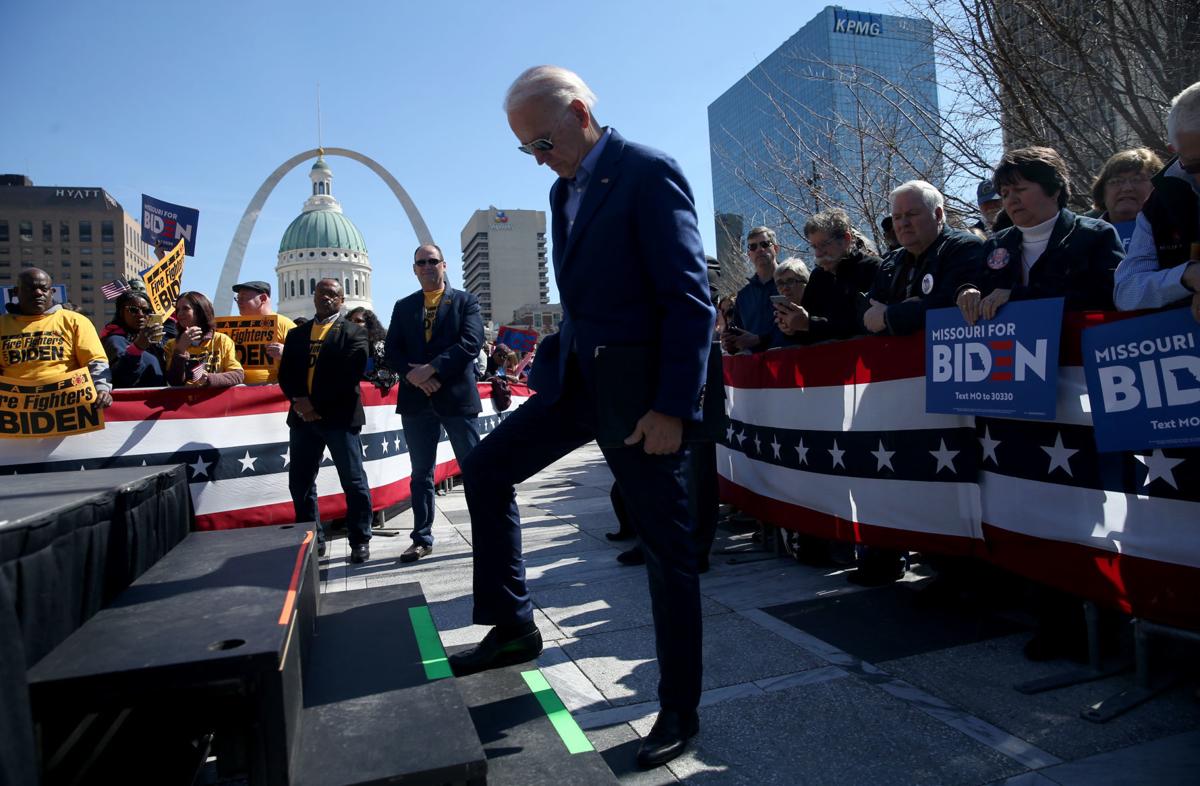 Biden Brings His Resurgent Campaign To St Louis Criticizes Trump Not Sanders Politics Stltoday Com