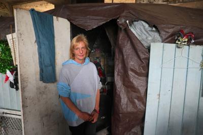 City to clear homeless encampment in old freight depot