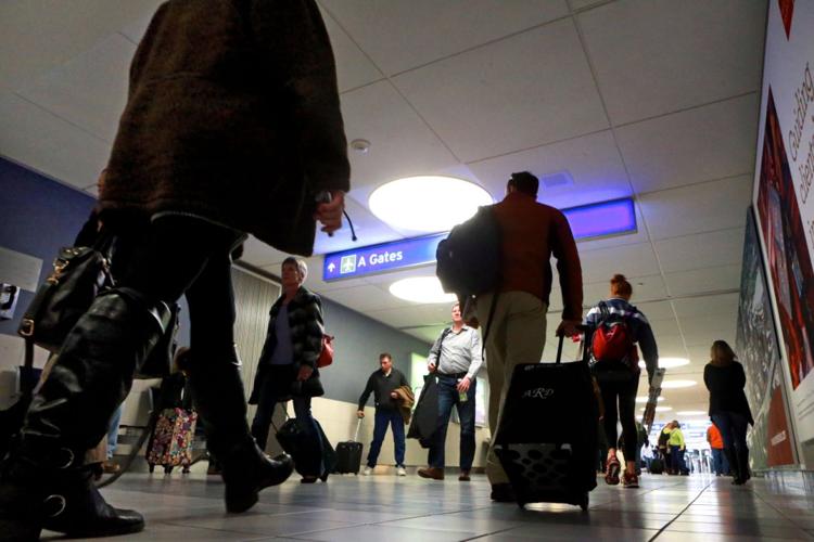 Airport sees uptick for holiday travellers