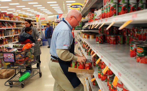 stocking up before storm