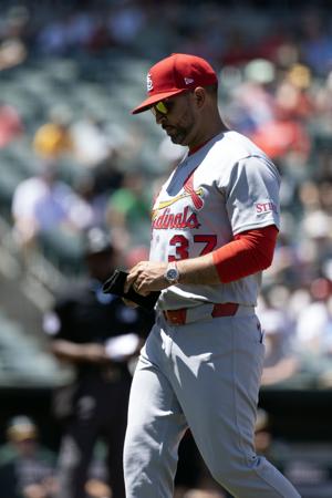 MLB: St. Louis Cardinals at Athletics