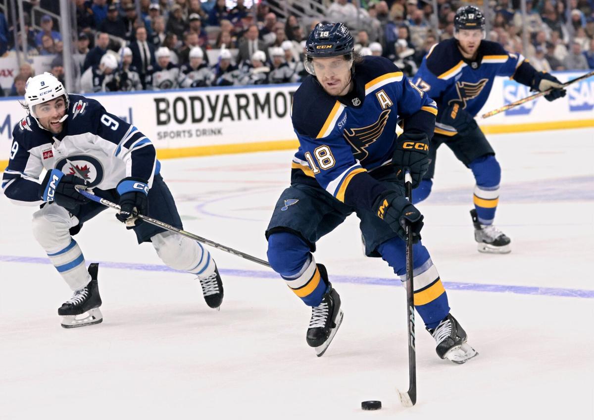 Blues face Jets in Game 4 in first round of the Stanley Cup playoffs