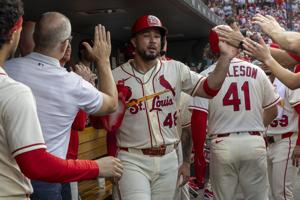 Cardinals take on Rockies at Busch Stadium