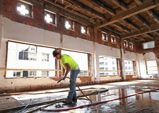 Renovation progresses on Wright, Arcade buildings