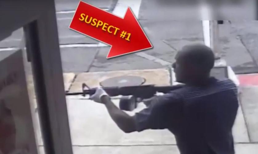 Gunman at Moma Minnie's Market