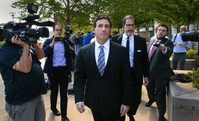 Stenger indicted, arrives for first appearance in federal court