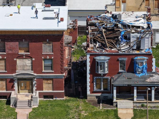 Repairs still underway one year after tornado in Central West End