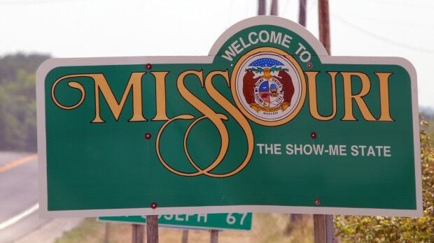 Welcome to Missouri sign