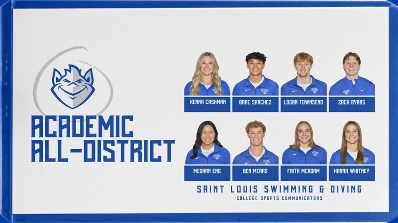 Eight Billikens Earn Swimming and Diving Academic All-District Honors