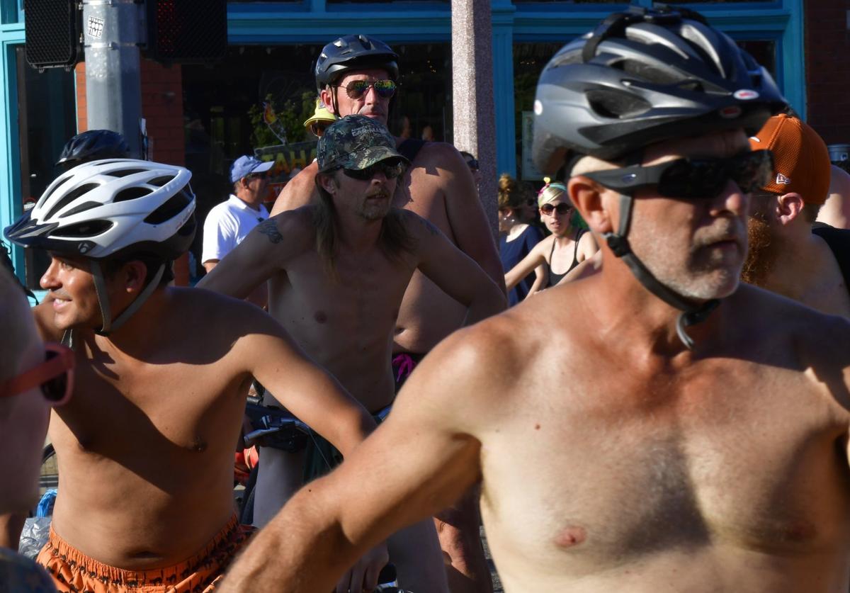world naked bike ride hairy 