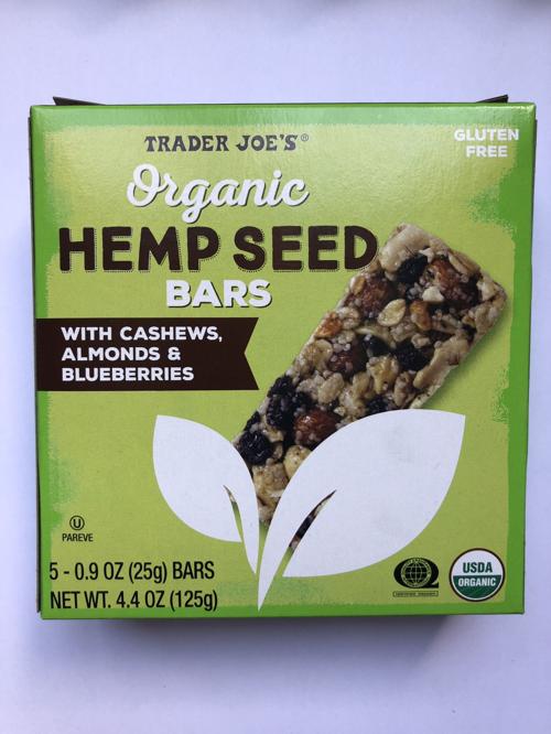 Best Bites Trader Joe’s Organic Hemp Seed Bars with Cashews, Almonds