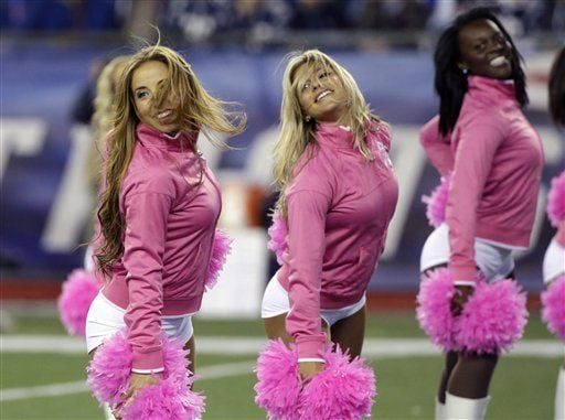 Photos: NFL cheerleaders wear pink for Breast Cancer Awareness Mo