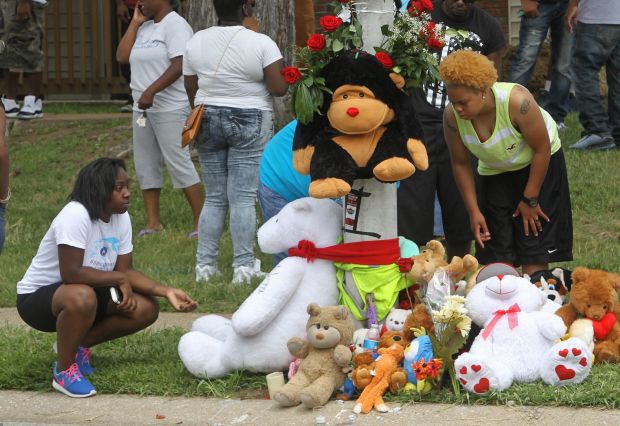 People protest the shooting of Michael Brown