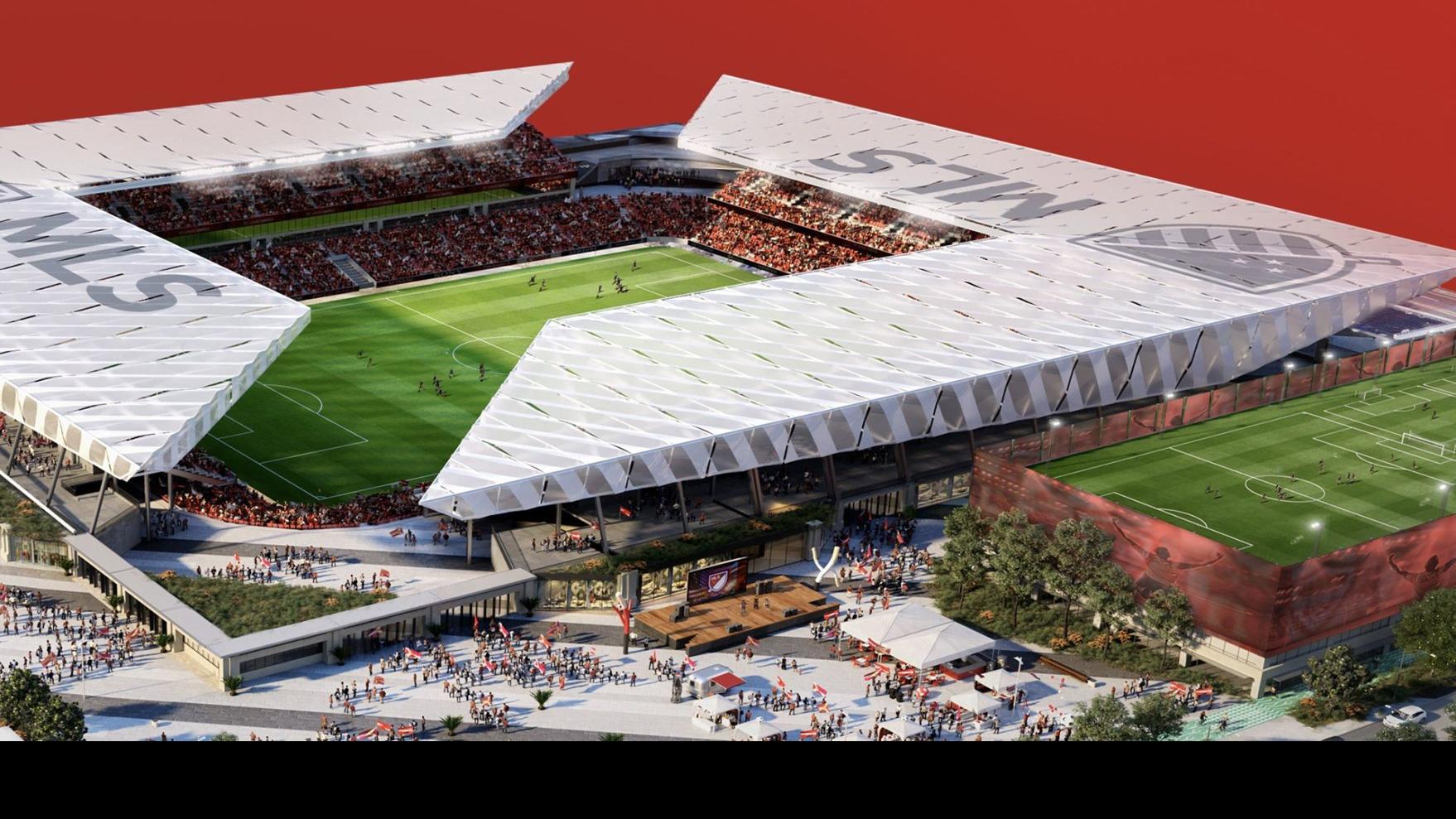 St Louis Soccer Stadium Shapes Up As A Sleek Square First