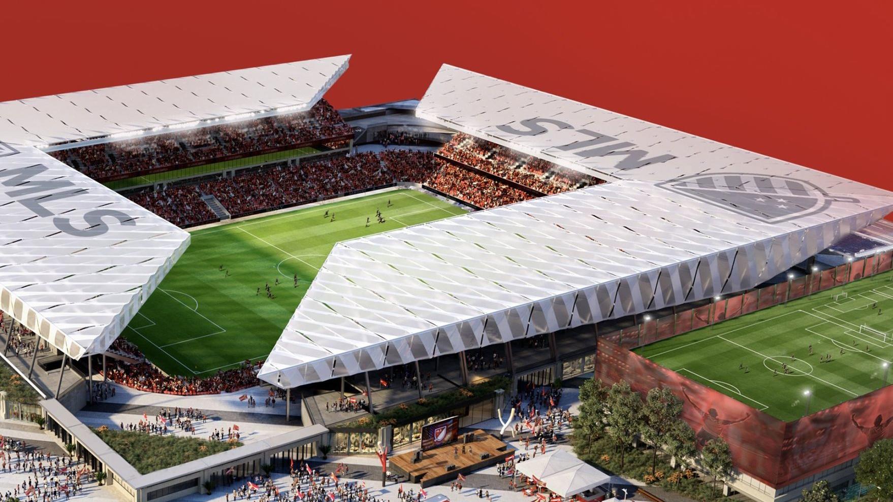 St Louis Soccer Stadium Shapes Up As A Sleek Square First
