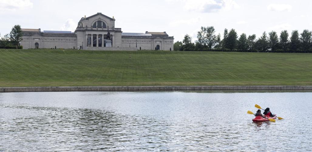 Boaters enjoy the waters of Forest Park